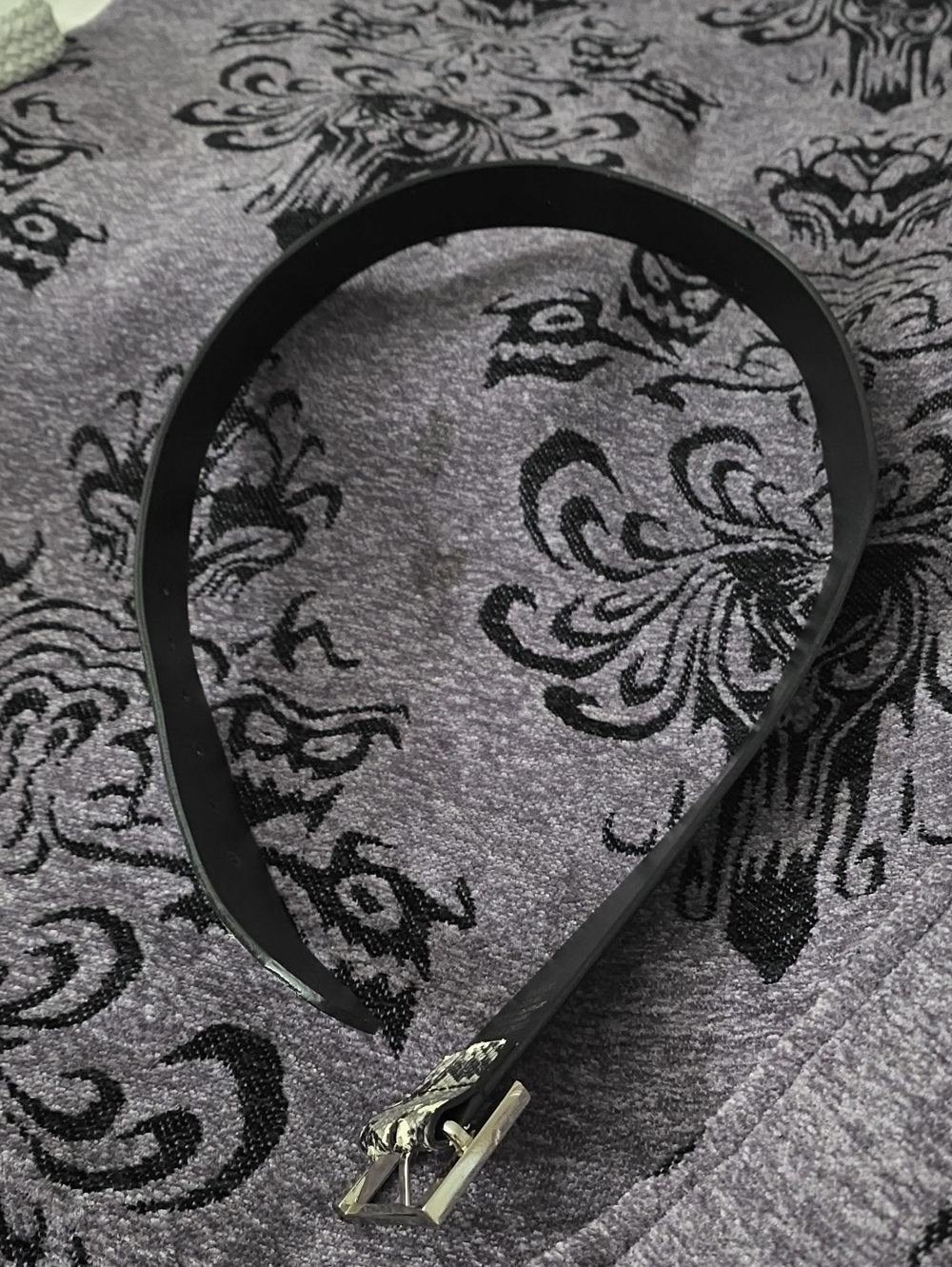Nine West Black Women's Belt with Silver Buckle